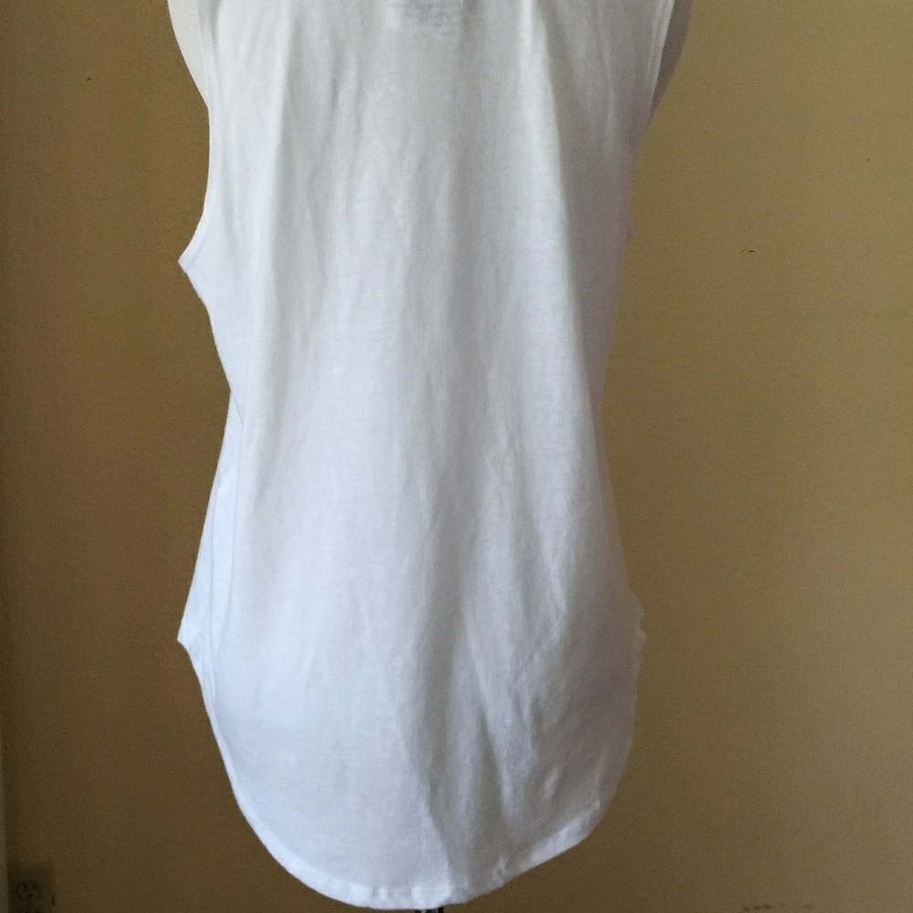 ※NEW※ MARILYN MONROE QUOTE SLEEVELESS TOP -SIZE: L - Picture 6 of 8